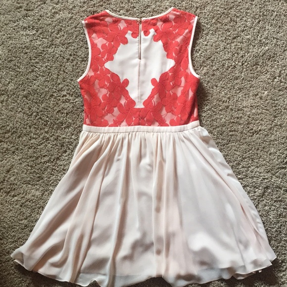 Ted Baker London Lace Colorblocked Dress - Picture 3 of 7